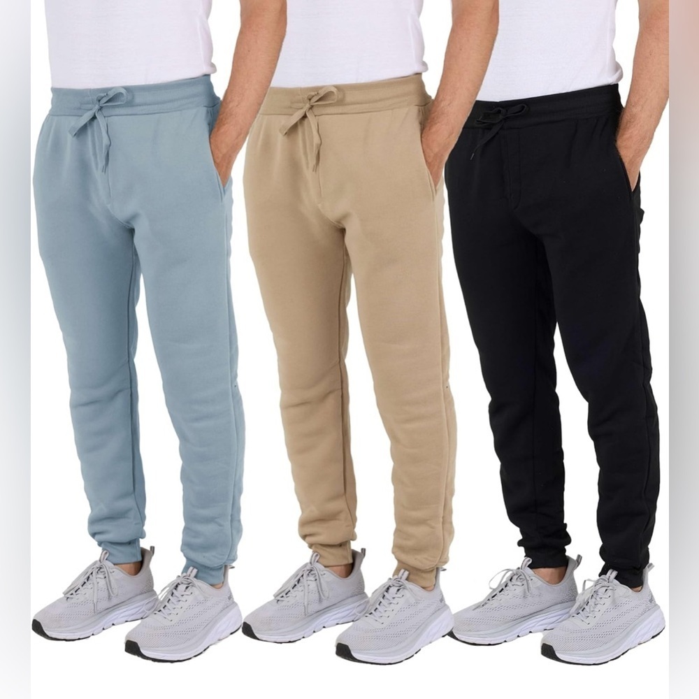 NWOT Real Essentials Men's Tech Fleece Ultra-Soft Jogger Sweatpants with Pockets - Picture 6 of 6